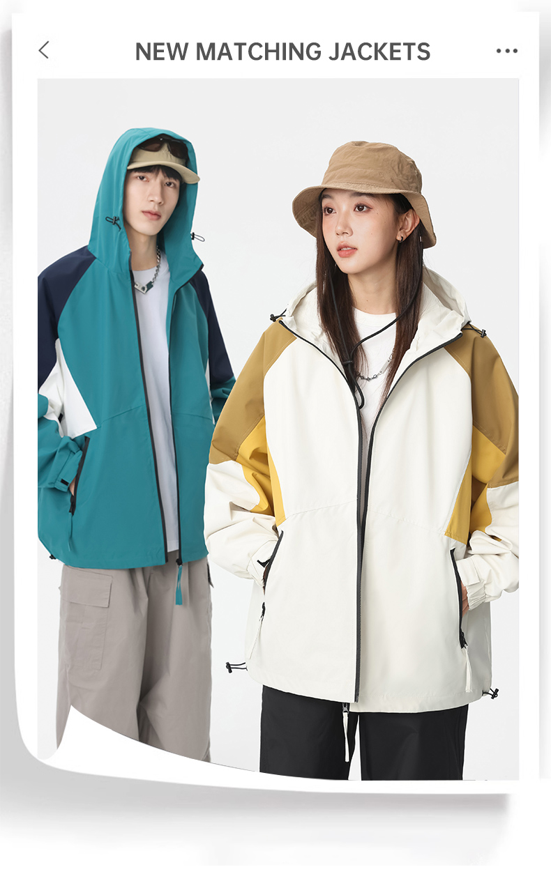 2025户外登山旅行冲锋衣男女款