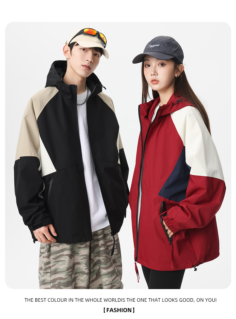 2025户外登山旅行冲锋衣男女款