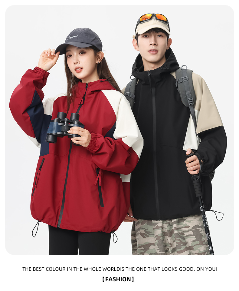 2025户外登山旅行冲锋衣男女款