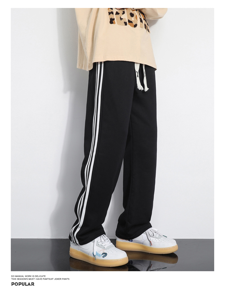 2025春秋情侣款三道杠哈伦休闲裤【宽松款】