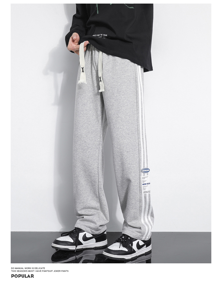 2025春秋情侣款三道杠哈伦休闲裤【宽松款】