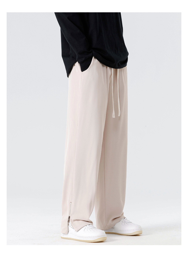 2025秋冬情侣款拉链裤脚休闲裤【宽松款】