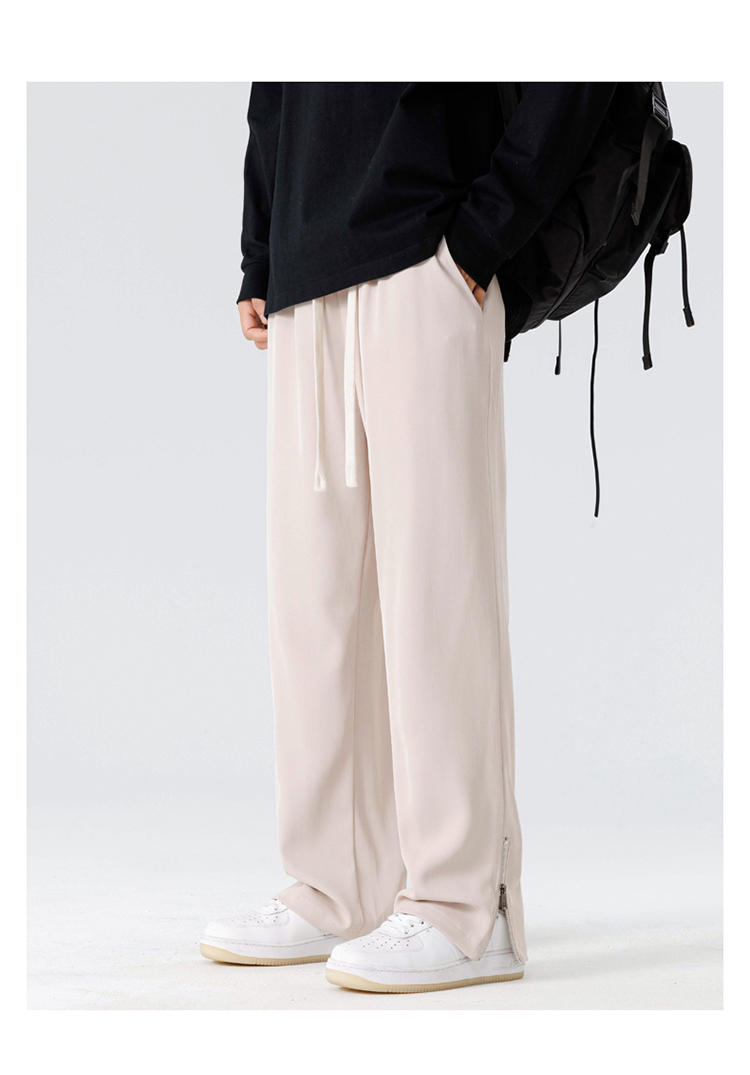 2025秋冬情侣款拉链裤脚休闲裤【宽松款】