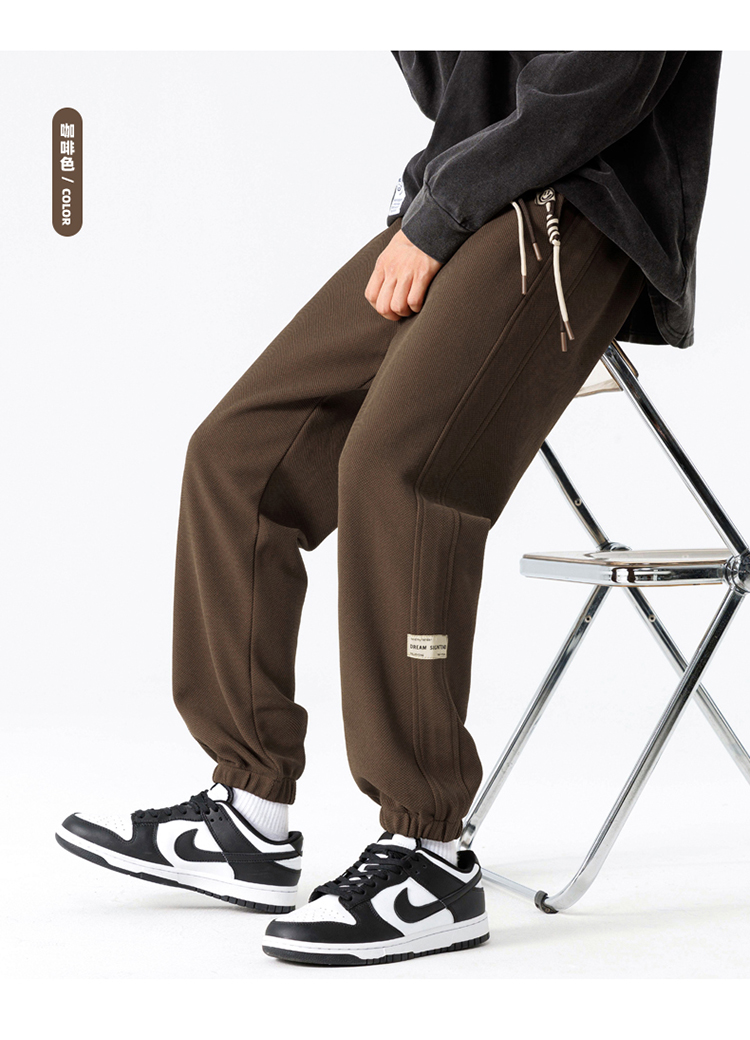 2025春秋情侣款条纹束脚休闲裤【宽松款】