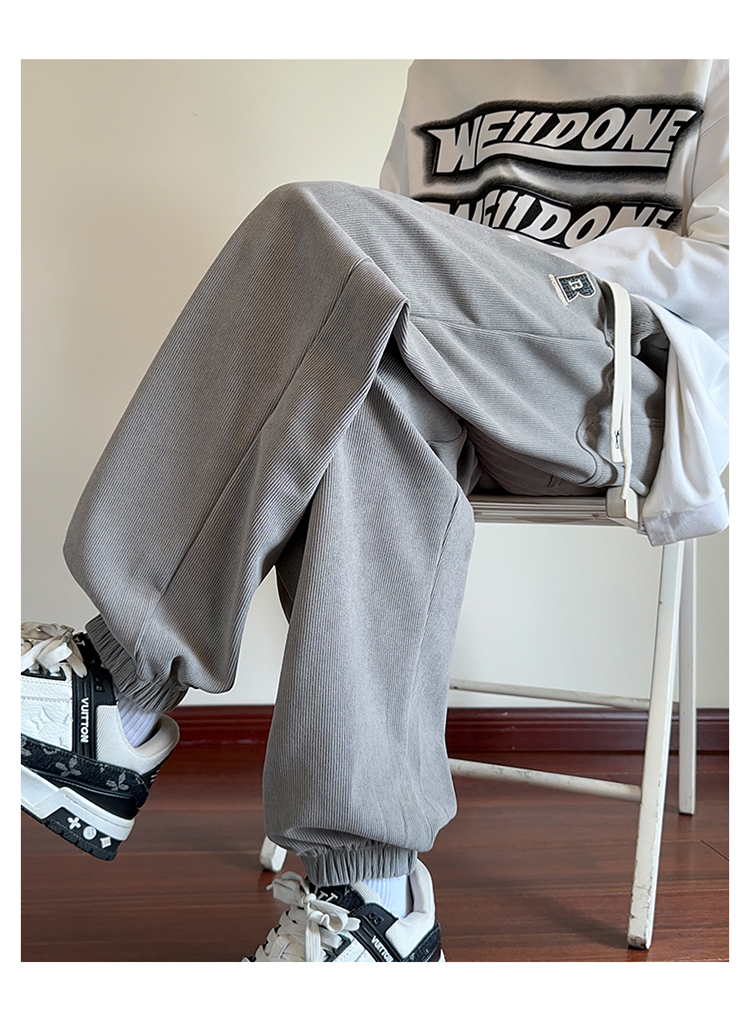 2025春秋情侣款束脚休闲裤【宽松款】