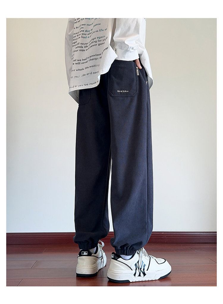 2025春秋情侣款束脚休闲裤【宽松款】