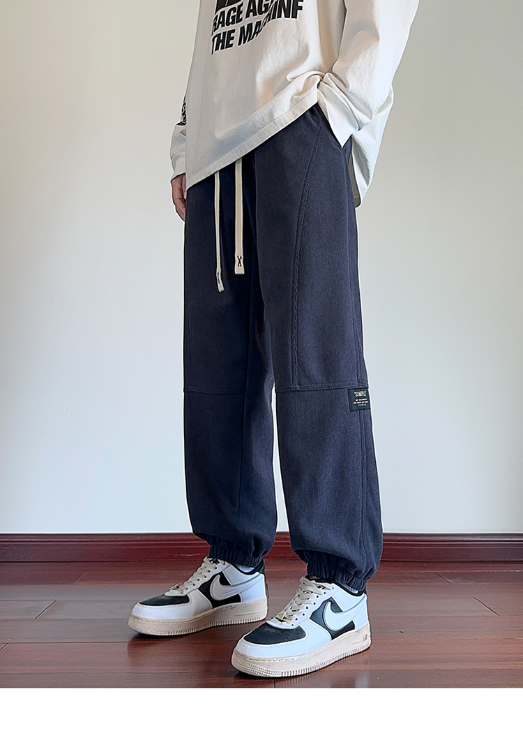 2025春秋情侣款束脚休闲裤【宽松款】