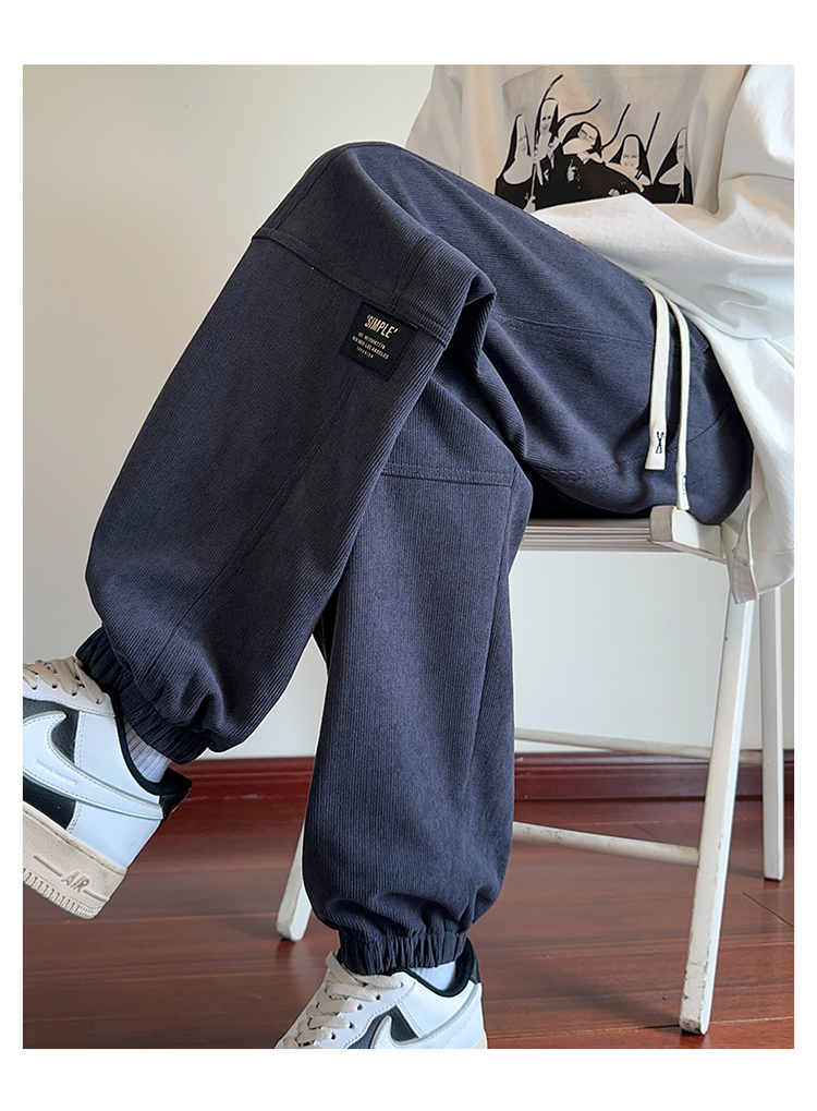 2025春秋情侣款束脚休闲裤【宽松款】