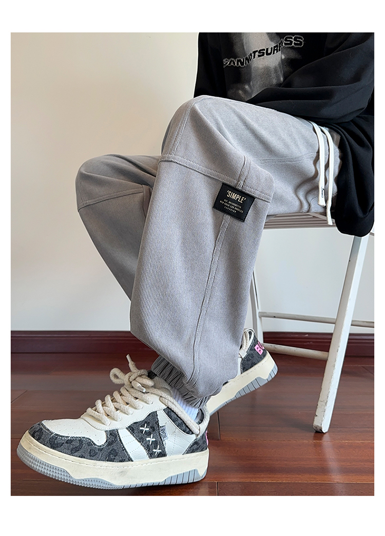 2025春秋情侣款束脚休闲裤【宽松款】