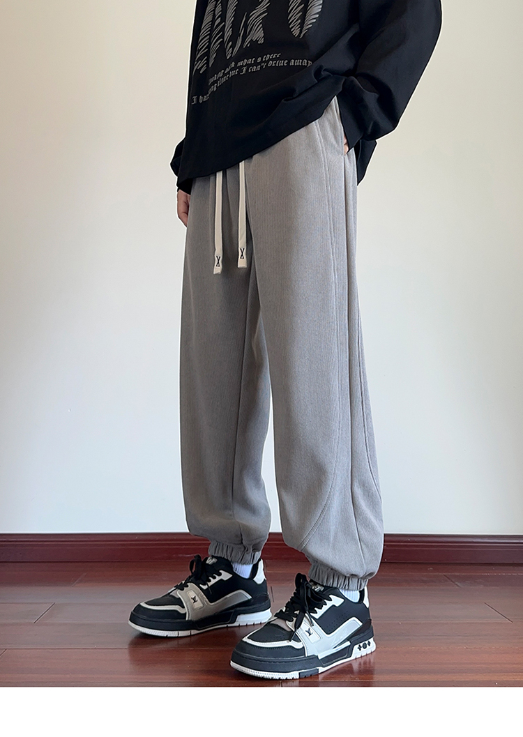 2025春秋情侣款束脚休闲裤【宽松款】