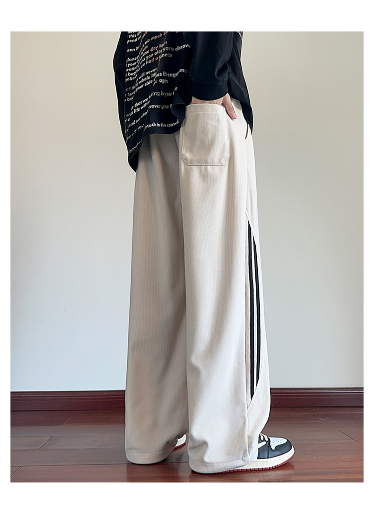 2025春秋情侣款裤脚松紧带休闲裤【宽松款】