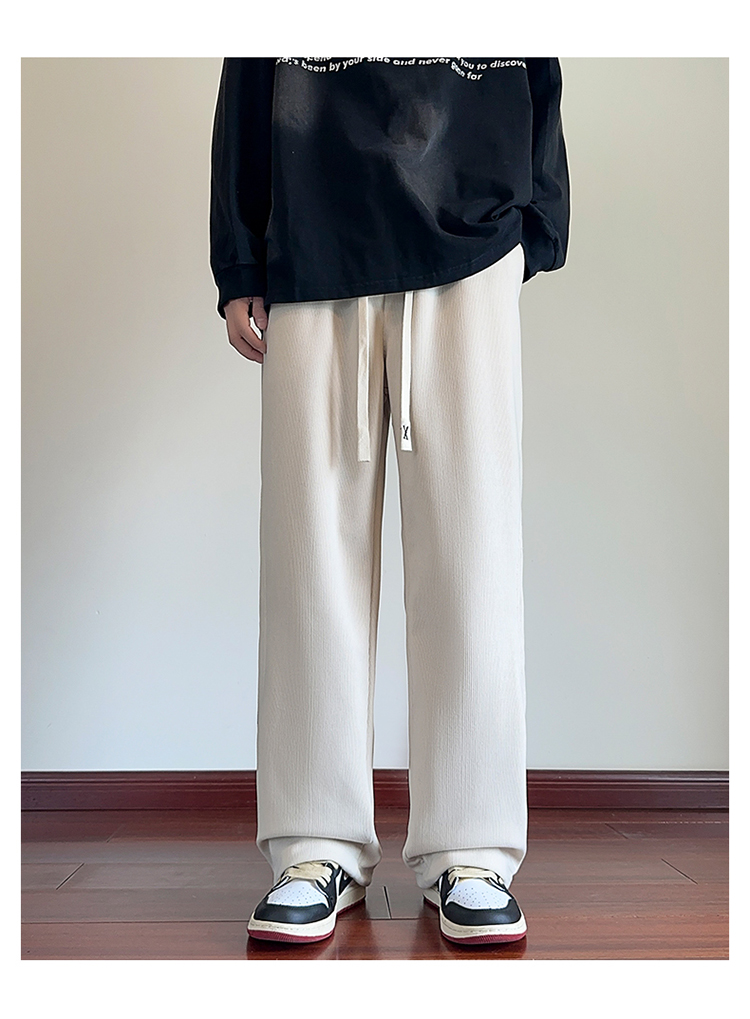 2025春秋情侣款裤脚松紧带休闲裤【宽松款】