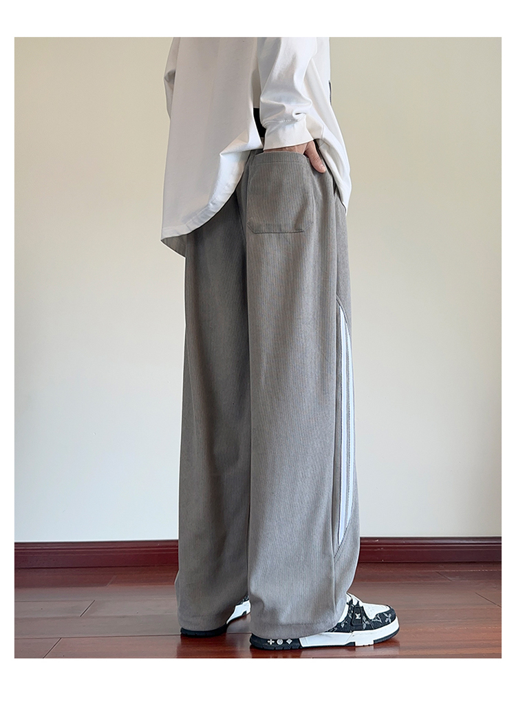 2025春秋情侣款裤脚松紧带休闲裤【宽松款】