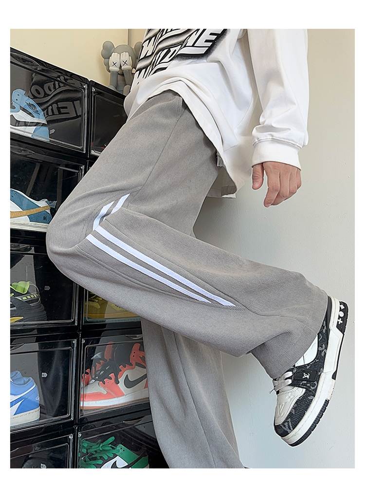 2025春秋情侣款裤脚松紧带休闲裤【宽松款】