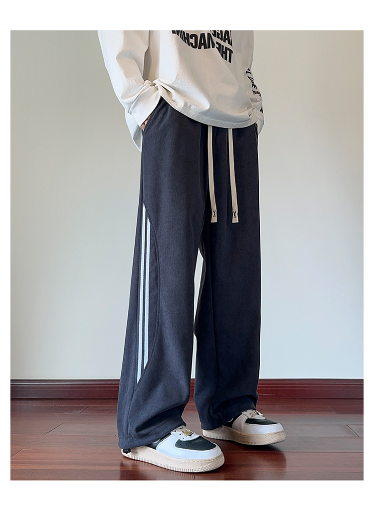 2025春秋情侣款裤脚松紧带休闲裤【宽松款】