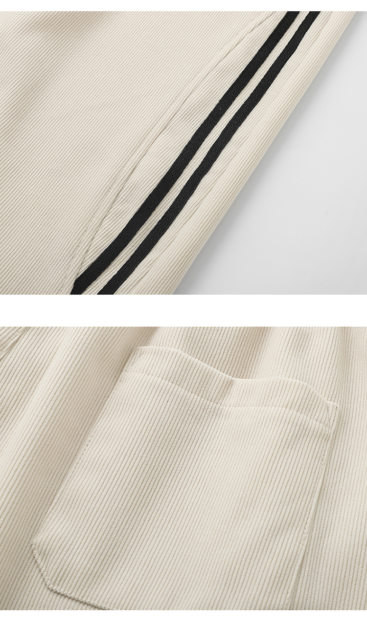 2025春秋情侣款裤脚松紧带休闲裤【宽松款】