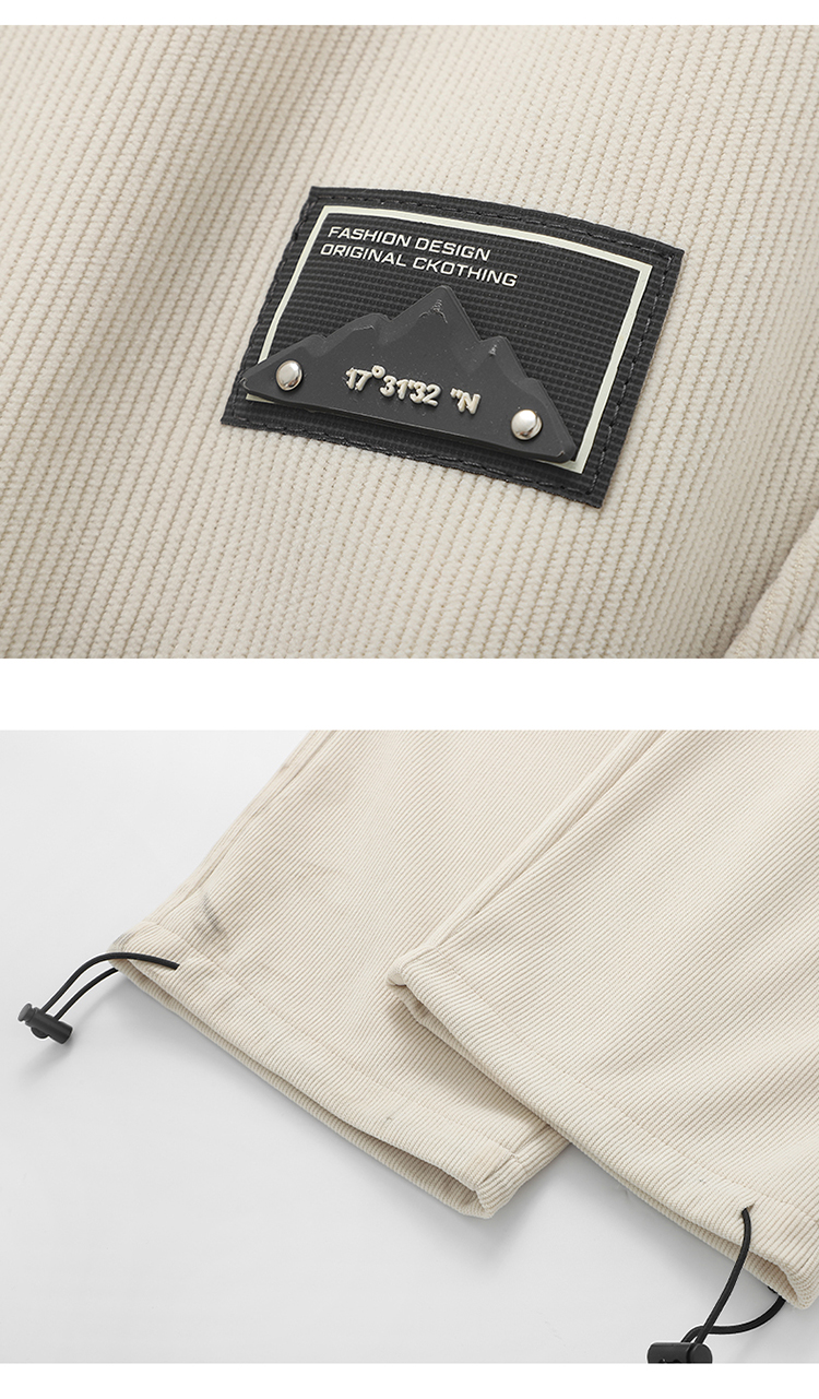 2025春秋情侣款裤脚松紧带休闲裤【宽松款】