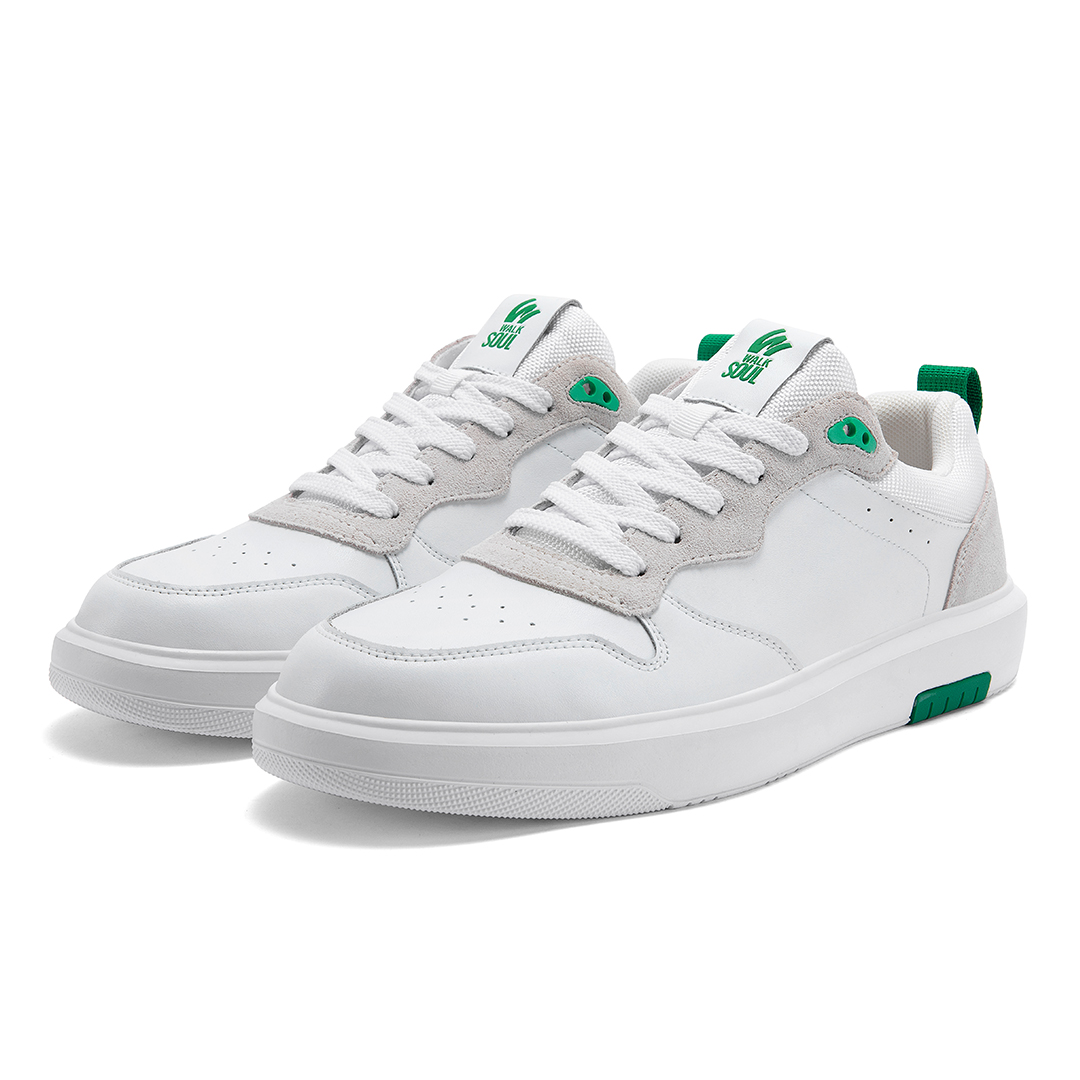 2025男款软牛皮拼接板鞋