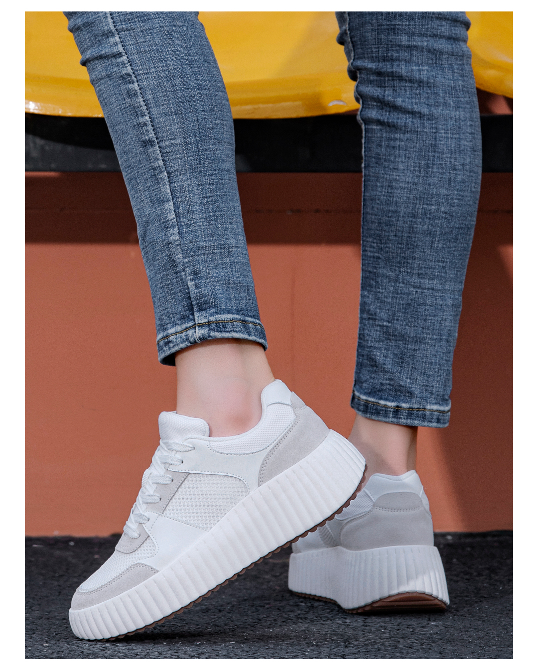 2025女款厚底时尚休闲鞋