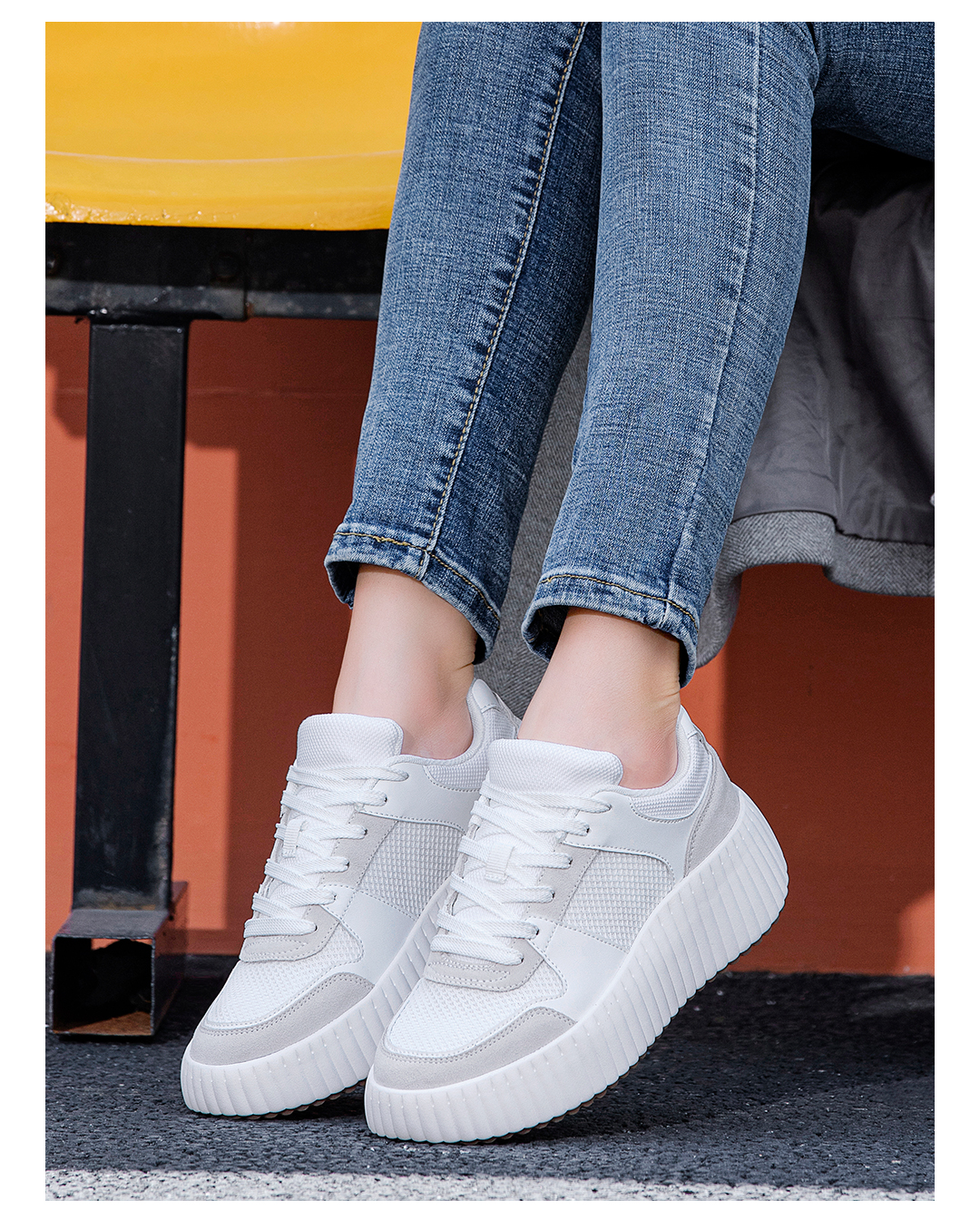 2025女款厚底时尚休闲鞋