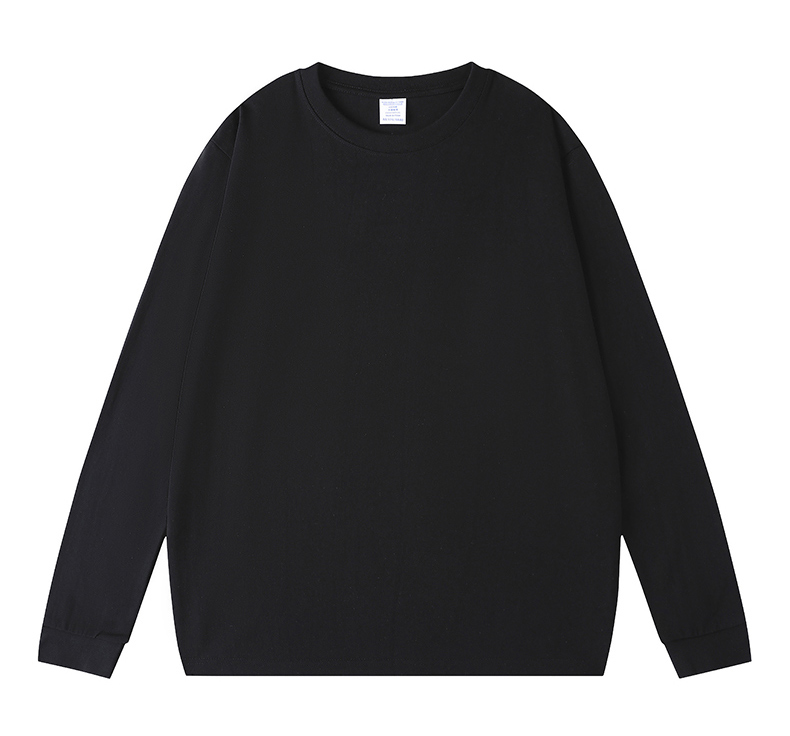 2025秋冬情侣款长袖T恤260克纯棉100%【多色宽松款】