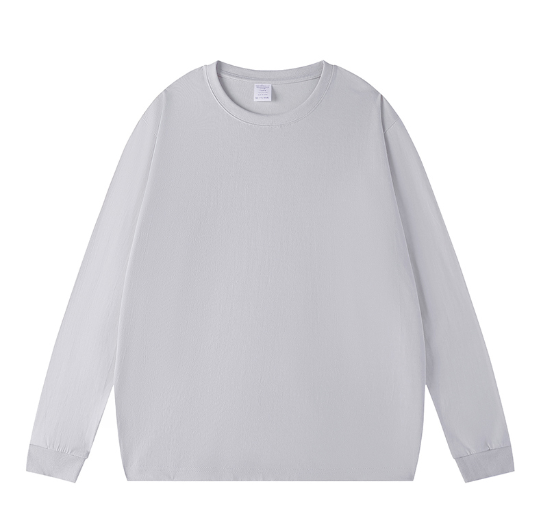 2025秋冬情侣款长袖T恤260克纯棉100%【多色宽松款】