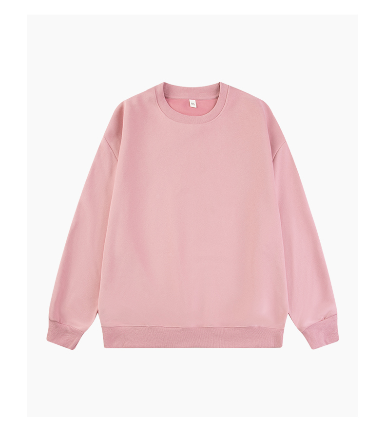 2025秋冬情侣款圆领卫衣320克华棉【多色宽松款】