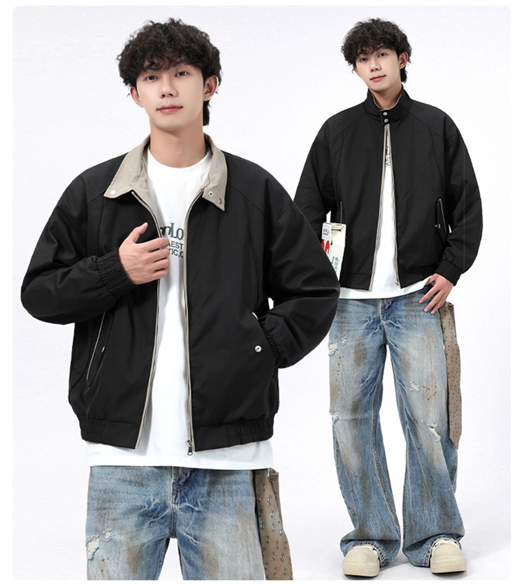 2025秋冬男款宽松休闲时尚夹克