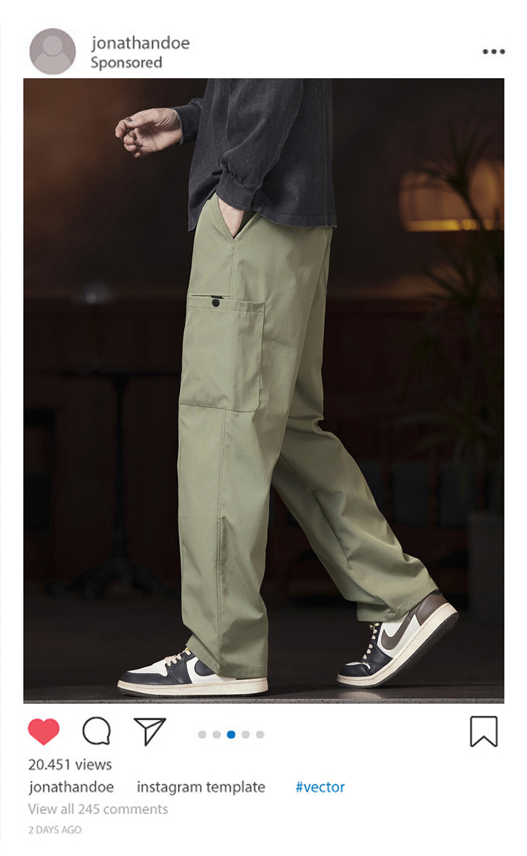 2025秋冬透气防泼水休闲裤