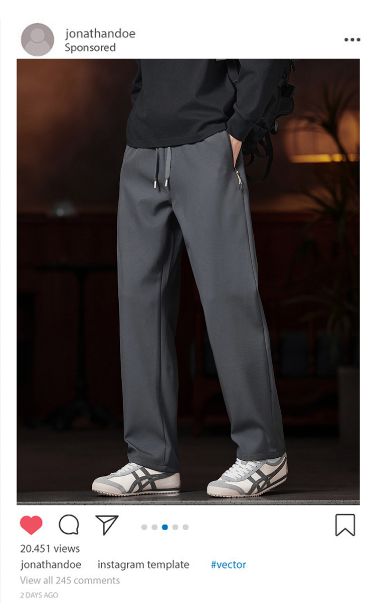 2025秋冬情侣款透气防泼水休闲裤