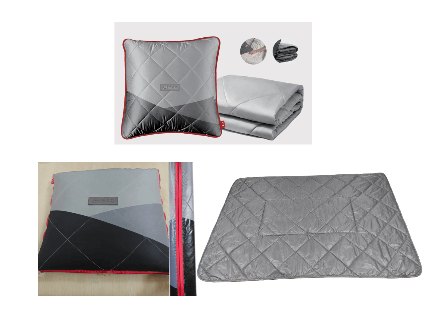 广汽抱枕毯子案例